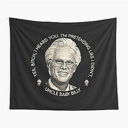 Baby Billy Sarcastic Vintage Portrait Tapestry