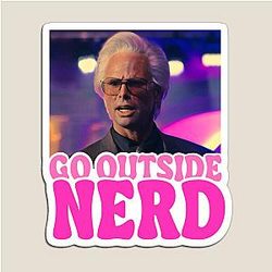 Go Outside Nerd Billy Freeman Magnet