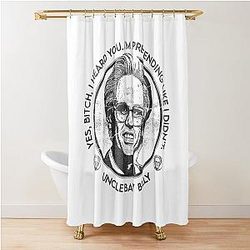 VINTAGE RETRO BABY BLACK Shower Curtain