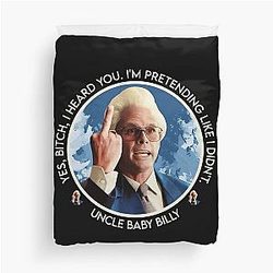 Baby Billy Funny Preacher Attitude Duvet Cover
