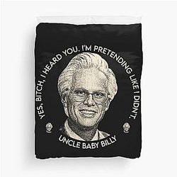 Baby Billy Sarcastic Vintage Portrait Duvet Cover
