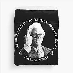 Baby Billy Meme Character Portrait Duvet Cover
