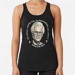 Baby Billy Sarcastic Vintage Racerback Tank Top