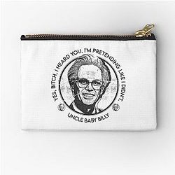 VINTAGE RETRO BABY BLACK Zipper Pouch