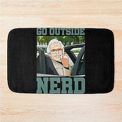 Gour Outside Nerd Uncle Billy Bath Mat