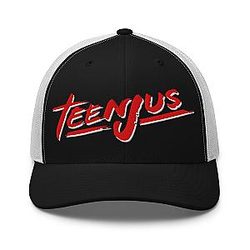 Teenies - Embroidered - Baby Billy Teen Jesus Musical - Funny Game Show Humor Unisex - Trucker Mesh Hat