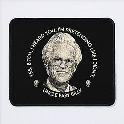 Baby Billy Sarcastic Vintage Portrait Mouse Pad