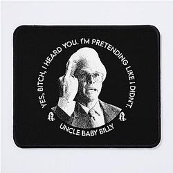 Baby Billy Meme Retro Character Portrait Mouse Pad