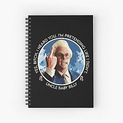 Baby Billy Meme Funny Preacher Attitude Spiral Notebook