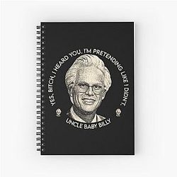 Baby Billy Vintage Portrait Spiral Notebook
