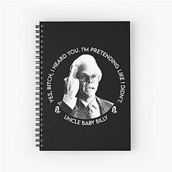 Baby Billy Retro Meme Portrait Spiral Notebook