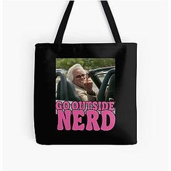 Baby Billy Go Outside Nerd Meme Bag