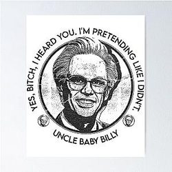 VINTAGE RETRO BABY BILLY POSTER