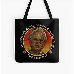 Baby Billy Smile Retro All Over Print Tote Bag