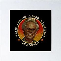 Baby Retro Smile Poster