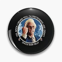 Baby Billy Meme Preacher Pin