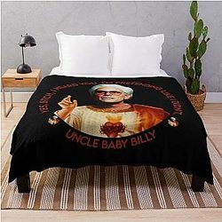Saint Uncle Baby Billy Throw Blanket