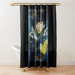 Yui-Metal Iconic Babymetal Painting Digital Fan Art Shower Curtain
