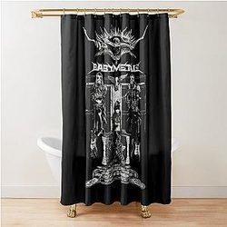 Babymetal Heavy Metal Shower Curtain