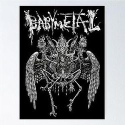 Babymetal J-Pop Rock Heavy Metal Poster