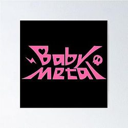 Babymetal Logo Pink Poster