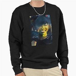 Moa Metal Smiley Fox Goddess Babymetal Painting Digital Fan Art Pullover Sweatshirt