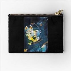 Yui Metal Fox God Mask Babymetal Digital Fan Art Zipper Pouch Painting