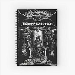 Babymetal Heavy Metal Spiral Notebook