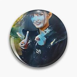 Babymetal Smiley Fox Goddess Painting Digital Fan Art Pin