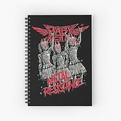 Rocket  >>>Babymetal<<< Fire Babymetal Merch Spiral Notebook