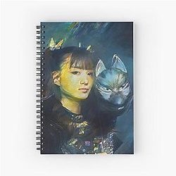Babymetal AI Painting Digital Fan Art Spiral Notebook