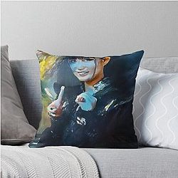Babymetal Painting Digital Fan Art Throw Pillow