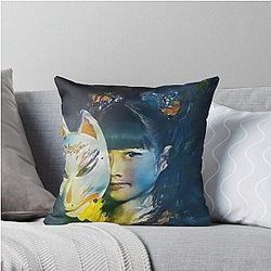 Babymetal Painting Digital Fan Art Throw Pillow