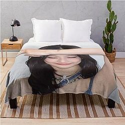 BabyMonster Ruka We Go Up Merch - Ruka Forever, BabyMonster Vibes Throw Blanket