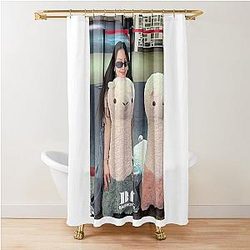 Ruka Forever Like Babymonster Shower Curtain