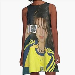 BabyMonster Ahyeon Forever Love in My Heart Billonaire Montiez A-line Dress