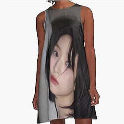 BabyMonster Drip Ahyeon Forever Love in My Heart Montiz A-Line Dress