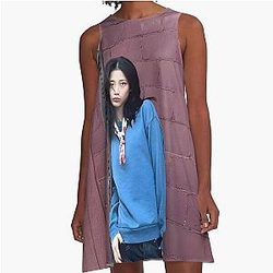 BABYMONSTER RUKA WE GO UP – A-Line Dress
