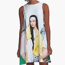 Babymonster Ruka, Ahyeon and Asa We Go Up Merch - Forever, Babymonster VIBED A-Line Dress