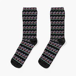Babymonster Gradient Name Art Socks