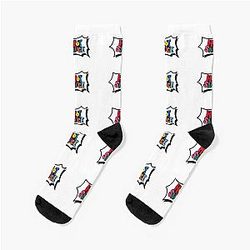 BABYMONSTER HOT SAUCE Logo Socks