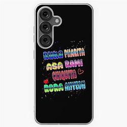Babymonster Inspired Gradient Name Art for Samsung Galaxy Soft Case