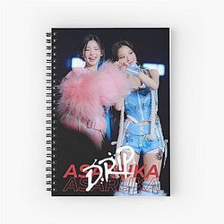 Babymonster Drip AS Ruka Forever Like That Love in My Heart Montiez Spiral Notebook