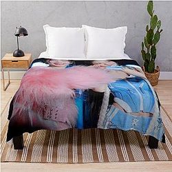 Baby Monster Drip Asa Ruka Forever Like That Love Montiez Throw Blanket