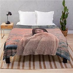 Babymonster Drip Ruka Forever Like That Love in My Heart Montiez Throw Blanket