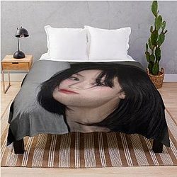 Baby Monster Ahyeon Forever Love in My Heart Montiez Throw Blanket