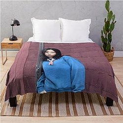 BabyMonster Ruka We Go Up Merch - Ruka Forever, BabyMonster Vibes Throw Blanket