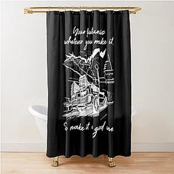 Back to Future Sketch Shower Curtain