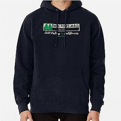 Twin Pines Mall Sign Worn Back to the Future Hoodie
