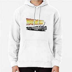 Delorean Back to the Future Pullover Hoodie
